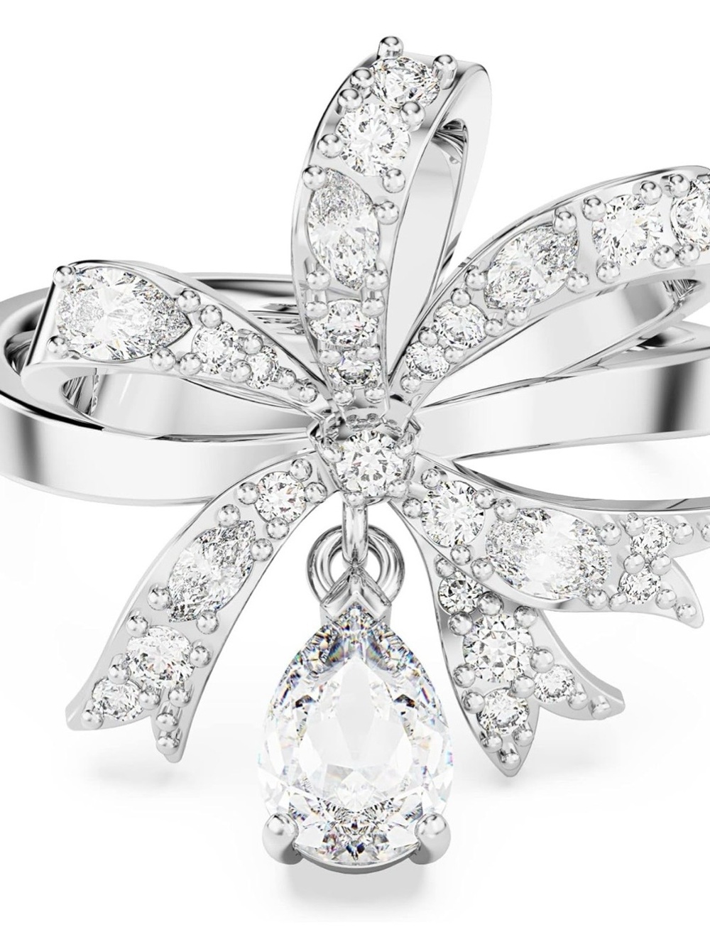 Swarovski Volta Bow Cocktail Ring